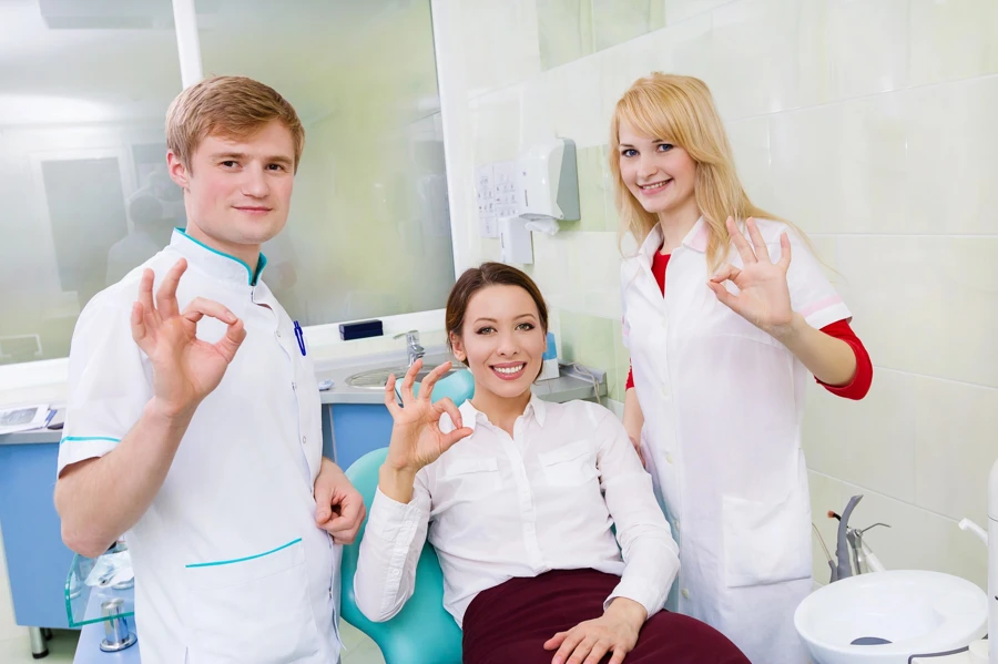 cosmetic dentist in arlington smile makeover patient